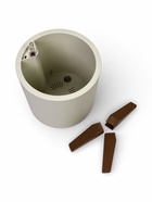 Кашпо для цветов «Флориан», 19 л, d=30 см, h=44.7 см, пластиковое, с автополивом, на ножках, белое  (артикул 10970948)  большой выбор товаров оптом и в розницу по низким ценам с доставкой