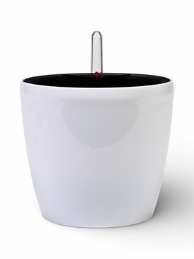 Кашпо с автополивом и вставкой 2 л d 15 см h_см белый АНФА 10970953