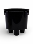 Кашпо для цветов «Фасет», 2 л, d=15 см, h=14 см, пластиковое, с автополивом, со вставкой, белое - Фото 4