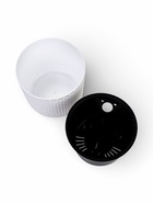 Кашпо для цветов «Фасет», 2 л, d=15 см, h=14 см, пластиковое, с автополивом, со вставкой, белое 10970954