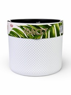 Кашпо для цветов «Фасет», 13.5 л, d=28 см, h=25.5 см, пластиковое, с автополивом, со вставкой, белое - Фото 12