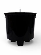 Кашпо для цветов «Фасет», 13.5 л, d=28 см, h=25.5 см, пластиковое, с автополивом, со вставкой, белое - фото 809449566