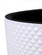 Кашпо для цветов «Фасет», 29 л, d=36 см, h=33 см, пластиковое, с автополивом, со вставкой, белое - фото 809449576