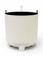 Кашпо для цветов «Шэнк», 6.5 л, d=21.7 см, h=22.5 см, пластиковое, с автополивом, со вставкой, белое  (артикул 10970963)  большой выбор товаров оптом и в розницу по низким ценам с доставкой