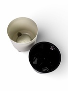 Кашпо для цветов «Шэнк», 13.5 л, d=27.5 см, h=28.7 см, пластиковое, с автополивом, со вставкой, на ножках, белое  (артикул 10970964)  большой выбор товаров оптом и в розницу по низким ценам с доставкой