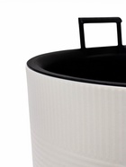 Кашпо для цветов «Шэнк», 29 л, d=35.7 см, h=36.6 см, пластиковое, с автополивом, со вставкой, на ножках, белое  (артикул 10970965)  большой выбор товаров оптом и в розницу по низким ценам с доставкой