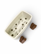 Кашпо для цветов «Флориан», 4.2 л, 39×20×19.5 см, пластиковое, на ножках, белое  (артикул 10970971)  большой выбор товаров оптом и в розницу по низким ценам с доставкой