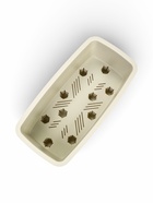 Кашпо для цветов «Флориан», 4.2 л, 39×20×24.5 см, пластиковое, на ножках, белое - фото 809449656