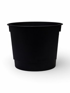 Кашпо для цветов «Стрип», 30 л, d=39 см, h=37 см, пластиковое, со вставкой, белое - фото 809449661