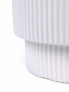 Кашпо для цветов «Стрип», 40 л, d=39 см, h=37 см, пластиковое, со вставкой, белое - Фото 4