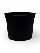 Кашпо для цветов «Стрип», 40 л, d=39 см, h=37 см, пластиковое, со вставкой, белое - фото 809449676