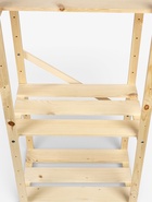 Стеллаж деревянный 3 полок 79 х 40 х 28 см, с регулируемыми полками 10963187