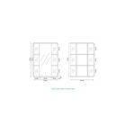 УЦЕНКА Зеркало-шкаф для ванной комнаты "Герда 50" правый, 50×73.2×17.5 см 10979077