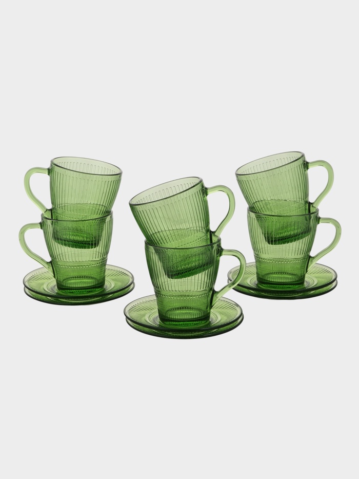 Чайный набор "Луиз" шартрез, 12 предметов - Фото 1