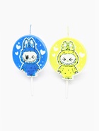 Свечи в торт на шпажке «Монстрик №2», 4 шт 10963678