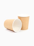 Стакан бумажный двухслойный «Крафт», 250 мл, диаметр 90 мм (комплект 50 шт) - фото 65463571