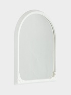 УЦЕНКА Зеркало, 49.5×39 см, полукруглое, белое - Фото 4