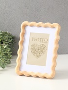 Фоторамка для фото 10×15 см с паспарту «Волна», дерево, 23.5×18.2×2 см - Фото 2
