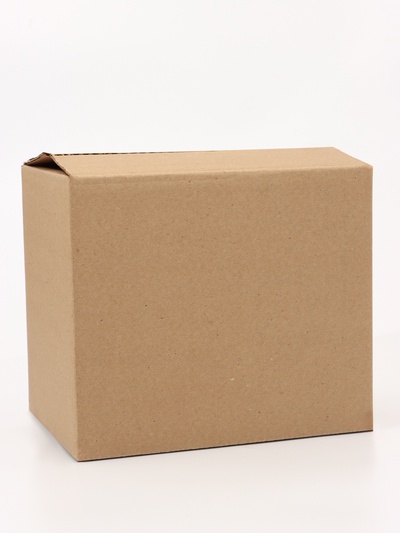 Коробка складная, бурая, для упаковки, хранения и переезда, 23×15×20 см