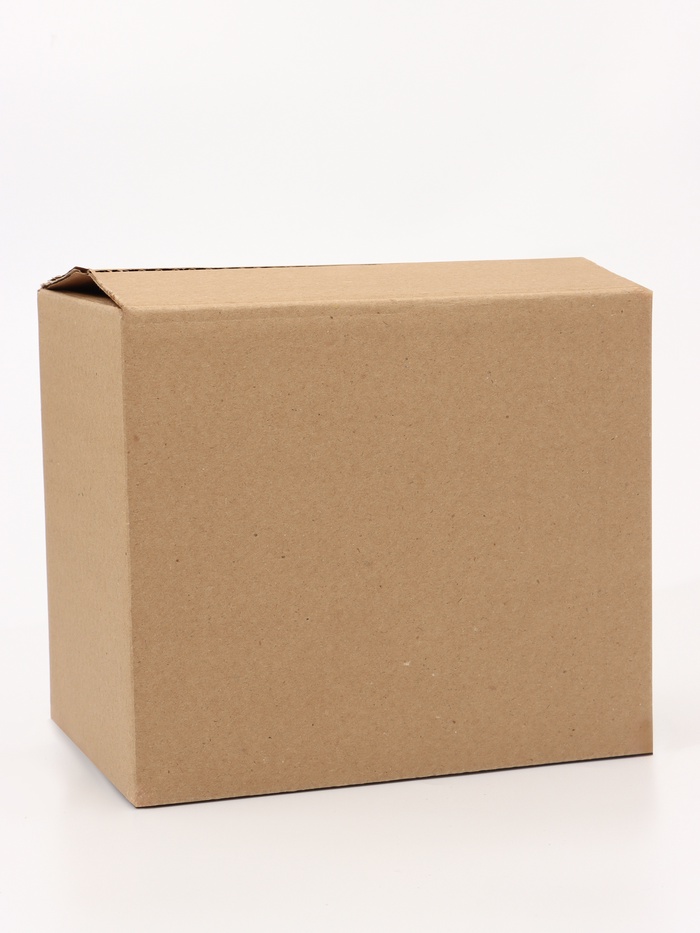 Коробка складная, бурая, для упаковки, хранения и переезда, 23×15×20 см - Фото 1