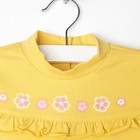 Комплект для девочки (кофта, штанишки), жёлтый, рост 86-92 см - Фото 2