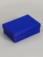 Коробка складная, крышка-дно, синяя, 21×15×7 см 10919406