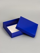 Коробка складная, крышка-дно, синяя, 20×20×6 см  (артикул 10919418)  большой выбор товаров оптом и в розницу по низким ценам с доставкой