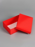 Коробка складная, крышка-дно, красная, 24×17×8 см 10919419