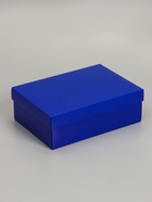 Коробка складная, крышка-дно, синяя, 24×17×8 см 10919423