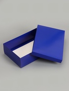 Коробка складная, крышка-дно «Синяя», 30×20×9 см  (артикул 10919429)  большой выбор товаров оптом и в розницу по низким ценам с доставкой