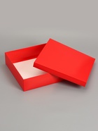 Коробка складная, крышка-дно, красная, 30×30×8 см 10919433