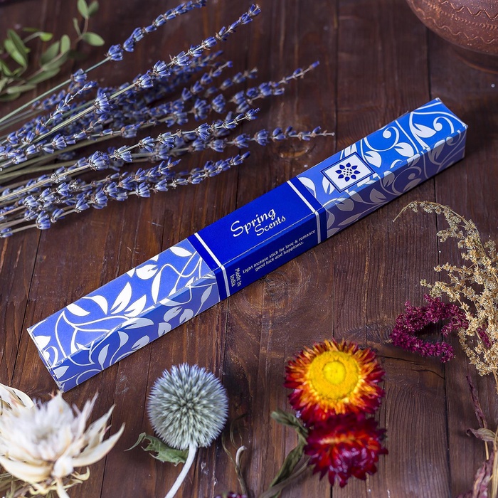 Благовония Spring Scents, набор 15 шт., лаванда - Фото 1