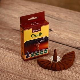 Благовония Tulasi, 15 аромаконусов, удовое дерево