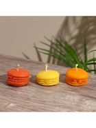 Свеча «Макарун», 3.5×3.5×2 см, соевый воск, МИКС 10953557