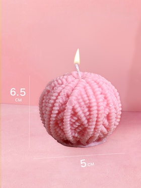 Свеча «Пряжа», 5×5×6.5 см, соевый воск