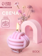 Свеча «Клубок», 6×5×6 см, соевый воск, МИКС 10953576