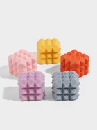 Свеча «Ромбики», 6×6×6 см, соевый воск, МИКС - Фото 4