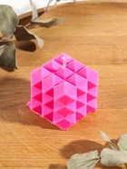 Свеча «Ромбики», 6×6×6 см, соевый воск, МИКС 10953578