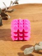 Свеча «Ромбики», 6×6×6 см, соевый воск, МИКС 10953578