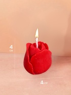 Свеча «Тюльпан», 4?4?4 см, соевый воск (комплект 2 шт) - фото 65463786