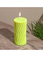 Свеча «Волны», 6×6×12 см, соевый воск, МИКС - Фото 3