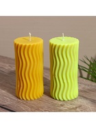 Свеча «Волны», 6×6×12 см, соевый воск, МИКС - Фото 6
