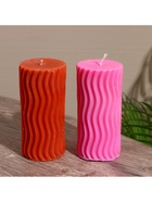 Свеча «Волны», 6×6×12 см, соевый воск, МИКС - Фото 7