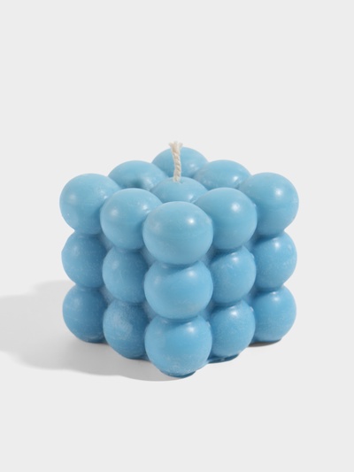 Свеча «Шарики 3 слоя», 6×6×6 см, соевый воск, МИКС