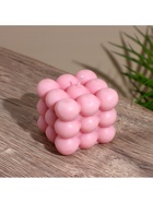 Свеча «Шарики 3 слоя», 6×6×6 см, соевый воск, МИКС 10953587