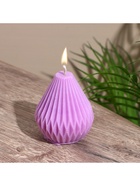 Свеча «Груша в ромбик», 6×6×8 см, соевый воск, МИКС 10953588