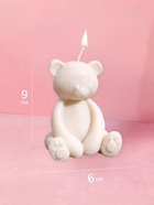 Свеча «Плюшевый Мишка», 6×6×9 см, соевый воск, МИКС 10953589