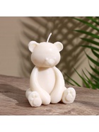 Свеча «Плюшевый Мишка», 6×6×9 см, соевый воск, МИКС 10953589