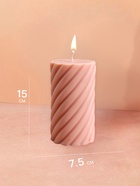 Свеча «Столб», 7.5×7.5×15 см, соевый воск, МИКС 10953591