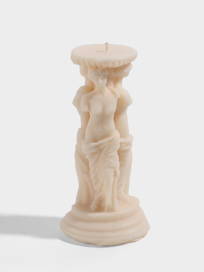 Свеча «Афродита», 8×8×15 см, соевый воск - Фото 1